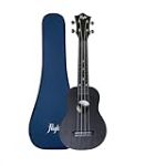 Flight, 4-String Travel Series Soprano Ukulele, Black (TUS-35 BK)