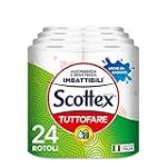 Scottex Bricoleur Papier de cuisine, 24 Maxi Rouleaux