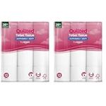 by Amazon Papier Toilette, 4 &Eacute;paisseurs Matelass&eacute;, Douceur Supr&ecirc;me, 12 Rouleaux (2 Paquet de 12), 160 Feuilles par Rouleau, Certifi&eacute; FSC