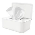 Boîte de Lingettes Humides, Boîte à Lingettes Distributeur pour Bébé, Boîte pour Papier Toilette Humide, Boîte de Lingettes Humides avec Couvercle pour Bebe, Cuisine, Salon, WC, Voiture, Beige