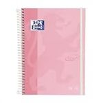 Oxford Touch Agenda semainier 2024/2025 Format A5 (15 x 21 cm), couverture extra rigide, espagnol, couleur rose pastel