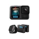 GoPro Pack d'action HERO13 Black (Exclusivité Amazon) - Comprend 2 Batteries Enduro et Une télécommande étanche