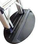 Tapis d'arrêt d'échelle, sûr et antidérapant, en caoutchouc souple, 68,6 x 40 cm, accessoire télescopique pour escabeau, protection du sol