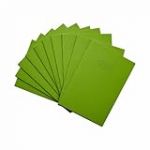 Rhino F8M Lot de 10 cahiers d'exercice 80 pages Vert clair Format A4