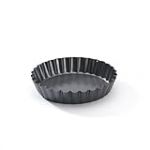 DE BUYER - Moule à tartelette rond Cannelé en acier antiadhésif - Diamètre 12 cm -, Noir (Lot de 6)
