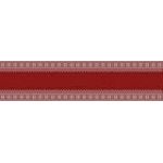 Chemin de Table d'hiver Rouge 30 x 150 cm