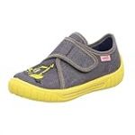 Superfit Gar&ccedil;on Bill Chaussons plats, Gris et jaune 2030, 37 EU