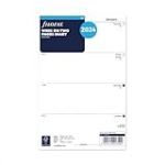 Filofax Agenda 2024 semainier 2024 en anglais, format A5, blanc