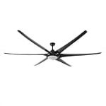 Eden pulse Ventilateur DC 30 W, 6 pales, 6 vitesses, 254 dB/C, télécommande, mémoire, 3 températures, 2850 lm, idéal pour rafraîchir les espaces.