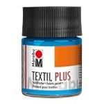 Marabu Textil Plus Pot de Peinture Bleu Clair 50 ML