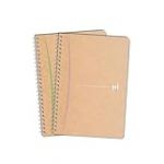 Oxford Lot de 2 Cahiers Touareg A5 Petits Carreaux 5mm 100 Pages Reliure Intégrale Couverture Carte Coloris Assortis Papier Recyclé