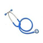 GIMA WAN double pavillon, Bleu, léger, Chrome plaqué infirmière Stéthoscope