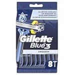 Gillette Jetable, Lot de 8 New (Lot de 1)