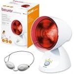 Beurer Lampe à Infrarouge IL 35 - Lumière et Chaleur pour votre Bien-Être- Lampe Chauffante Bienfaisante en Cas de Rhumes et de Tensions Musculaires - Minuteur Êlectronique à 3 Niveaux - 150 watts