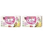 Vitabio Cool Fruits - Banane Framboise lait de Coco - BIO - 12x85g (Lot de 2)