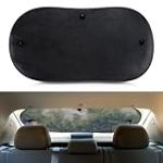 +PWR Car Parts Pare-Soleil arri&egrave;re Triple Couche Noir Microperfor&eacute; Pliable 100 x 50 cm. Prot&egrave;ge l'int&eacute;rieur de la Voiture des Rayons du Soleil. Installation Rapide et Facile. 100% Polyester.