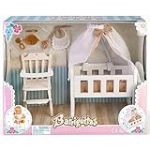 Barriguitas - Ensemble lit, Chaise Haute et Accessoires pour b&eacute;b&eacute; T ventouses (Famosa 700015557)
