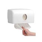 Aquarius&reg; Distributeur d&rsquo;Essuie-Mains Multifold 6956 &ndash; Distributeur Mural Plastique Blanc, Ouverture Facile, Format Compact &ndash; 1 Unit&eacute;