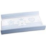 Matelas &agrave; langer en PVC 2 c&ocirc;t&eacute;s, universel pour le changement de couche, taille 49 x 81 x 10 cm, fabriqu&eacute; en Italie, Italbaby King bleu