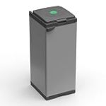 Adventa: Meuble porte-savon Mono pour collection diff&eacute;renci&eacute;e en plastique, facile &agrave; assembler, syst&egrave;me modulaire, adapt&eacute; pour sacs de 80 &agrave; 110 L, r&eacute;sistant, environnements int&eacute;rieurs et ext&eacute;rieurs,