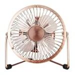 WatioWave Ventilateur cuivre de table USB OSCILANT 2,5 W