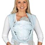 Hoppediz Écharpe de Portage Bébé, nouveau-nés dès la naissance (3-30 kg), 100% coton, Amsterdam aqua 5,40 m