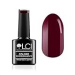 LCI Cosmetics Semi-Permanent Gel Ongles Vernis 10 ml, Rouge vineux foncé