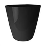 The HC Companies Jardinière, Noir Brillant, 30,5 cm