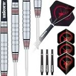 &lrm;Unicorn Core Plus Series Style 2 Jeu de fl&eacute;chettes en tungst&egrave;ne avec Pointe en Acier 26 g
