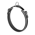 Ferplast Ergocomfort C15/33 Collier Gris Micro règlable avec Rembourrage pour Chien, Largeur: 1,5 Cm, Longueur: 25-33 Cm,