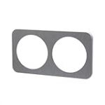 Glowster Plaque murale en aluminium de qualité supérieure, disponible en couleur argentée élégante, conçue pour 2 clés, combine fonctionnalité et style en un seul produit.