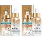 Garnier Ambre Solaire - Sérum Autobronzant Visage Hydratant - Hâle Progressif & Sur-Mesure - Eau de Coco & Acide Hyaluronique - Pour Tous Types de Peaux - Natural Bronzer - 30 ml (Lot de 2)