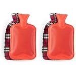 Mobiclinic, Bouillotte avec housse souple, Marque europ&eacute;enne, Thermique, 2l, Doublure en coton, Imprim&eacute;, Lavable, Eau chaude, Main (Lot de 2)