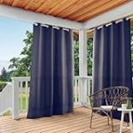 TOWN & COUNTRY BASICS Exclusive Home Paire de Rideaux en Polyester, Polyester, Bleu Marine, 54x96