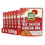 SUZI WAN Riz Micro-ondable Korean BBQ 2min - 6x220g