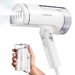 VINATO D&eacute;froisseur Vapeur de Voyage, Brosse Vapeur Portable Poign&eacute;e Pliable, 25S Chauffage Rapide Fer Vapeur, Poign&eacute;e Pliable, Mini-d&eacute;froisseur, 1500 W, Pas de Planche &agrave; Repasser N&eacute;cessaire