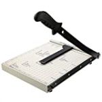 Massicot A4 30,5 cm Cisaille Personnelle 10 Feuilles, Blanc