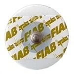 FIAB - Électrodes universelles pour ECG jetables, 40 mm, rondes pédiatriques, sans latex, boîte de 50, 33370