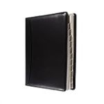 Collins Elite Agenda 2025 pour entreprise - Semainier avec rendez-vous - Noir - (1190 V - 99-25) - Organiseur professionnel de qualité supérieure avec couverture et papier de luxe