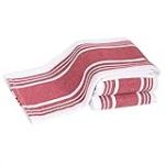 All-Clad Torchons de cuisine à double usage : Lot de 3 torchons très absorbants, 100% coton, 43,2 x 76,2 cm, pour nettoyer et sécher la vaisselle et la verrerie, chili
