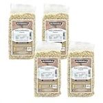Oltresole, Riz Carnaroli Italien Artisanal à Grains Entiers, Non Raffiné Riche en Fibres, Idéal pour les Risottos et les Salades, Paquet sous vide de 4 x 500g