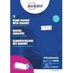'20 magnétique de badges Polar® 30 "Color, avec impression Archet – Anthracite