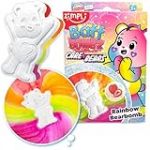 ZIMPLI - Care Bears Bombe de Bain, crée magiquement Un Effet spécial Arc-en-Ciel, Anniversaire, Noël, Cadeau pour remplir Les Bas, Jouet de Bain pour Les Enfants, Jouet en Argent de Poche
