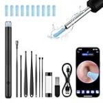 NEUTYPECHIC Otoscope Oreille, 1920P HD Camera Oreille Nettoyage Portable, IP67 Étanche Nettoyant Oreille de 3,6 mm 6 Lumières LED, Outil d'élimination du Cérumen Adapté pour iPhone, iPad et Android
