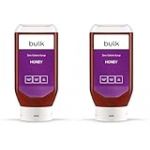 Bulk Sirop Z&egrave;ro Calorie, Sans sucre, Sans Sucre, Miel, 400 ml (Lot de 2)