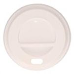 Couvercle Ps blanc avec trou pour verre de 4 oz, 1000 unit&eacute;s