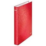 Leitz WOW 42410026 Classeur à anneaux A4, mécanisme 2 anneaux en D de qualité supérieure, pour jusqu'à 230 feuilles, largeur de dos 40 mm, carton gris solide avec surface laminée, idéal pour le