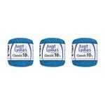Aunt Lydia Lot de 3 pelotes de laine, coton, bleu hawa&iuml;en