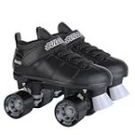 CHICAGO Skates Bullet Patins à roulettes de Vitesse pour Homme Noir Pointure 42