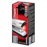 MAPED OFFICE 354513 Advanced Metal A3545 Half Strip Agrafeuse Blanc nacré